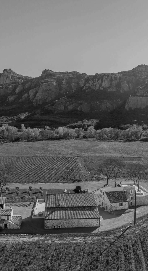 Vue aérienne - Domaine les Terres du Soleil