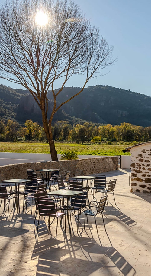 Terrasse - Domaine les Terres du Soleil