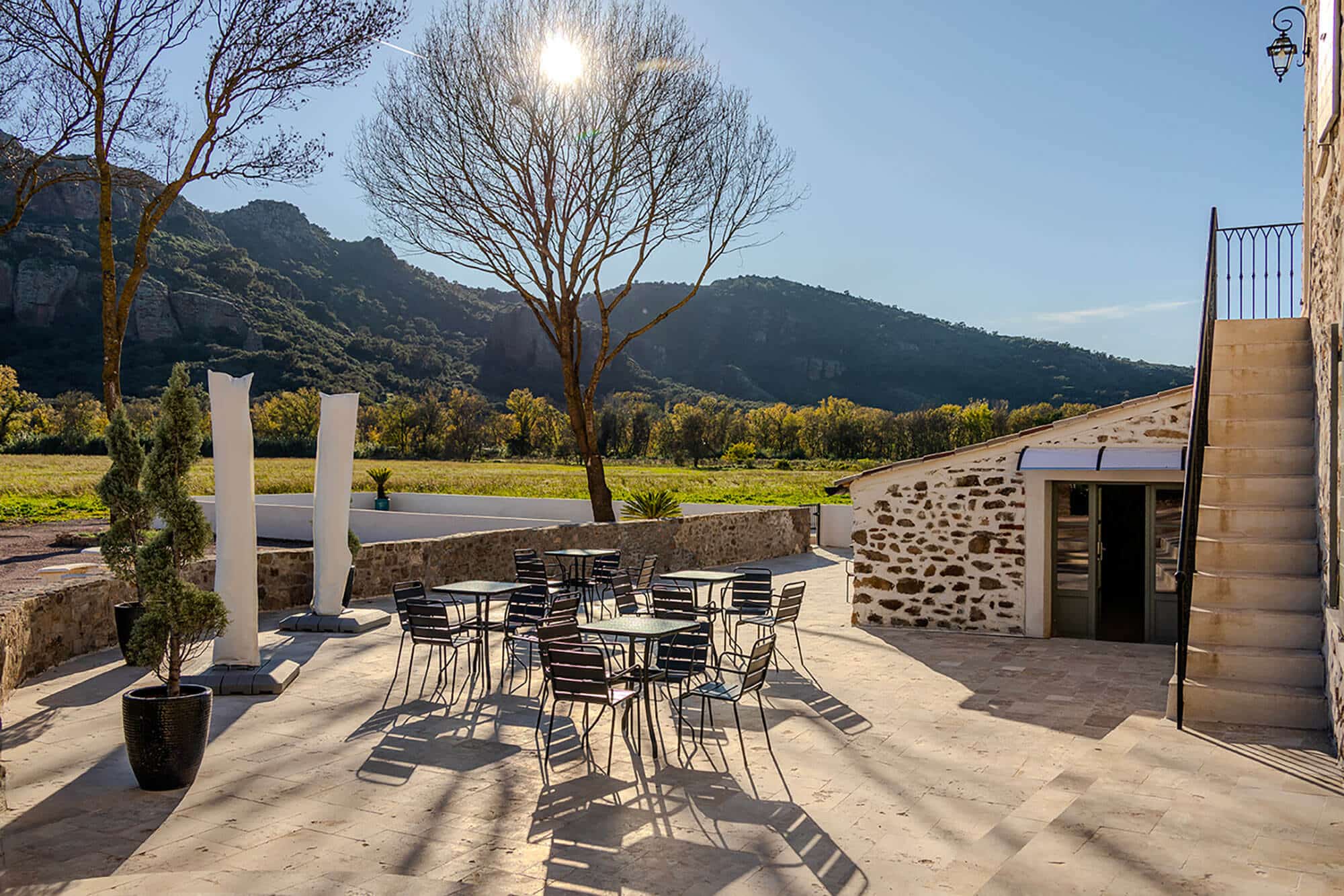 Terrasse - Domaine les Terres du Soleil